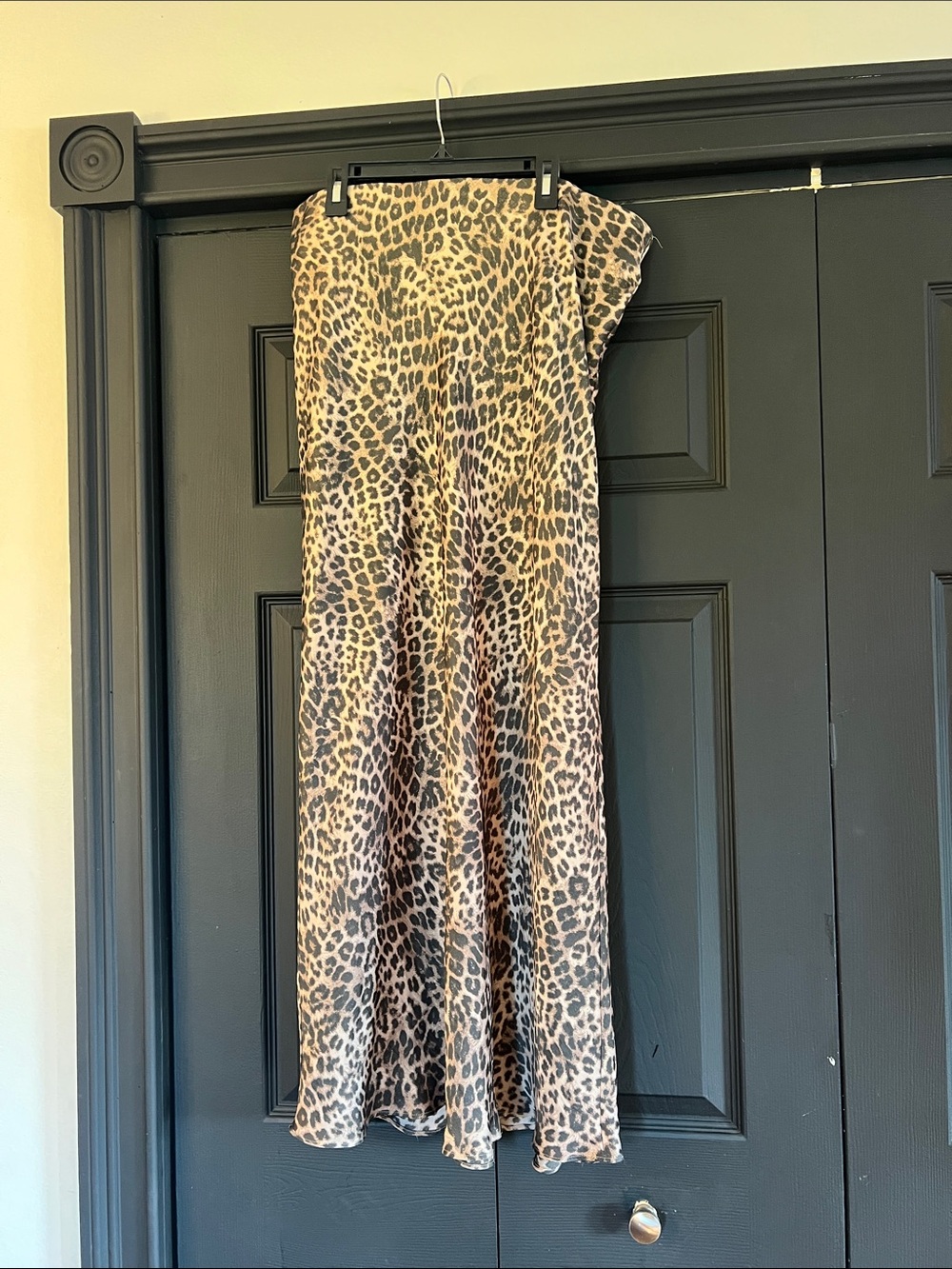 Z Supply Leopard Print Slip Skirt - Tan & Black